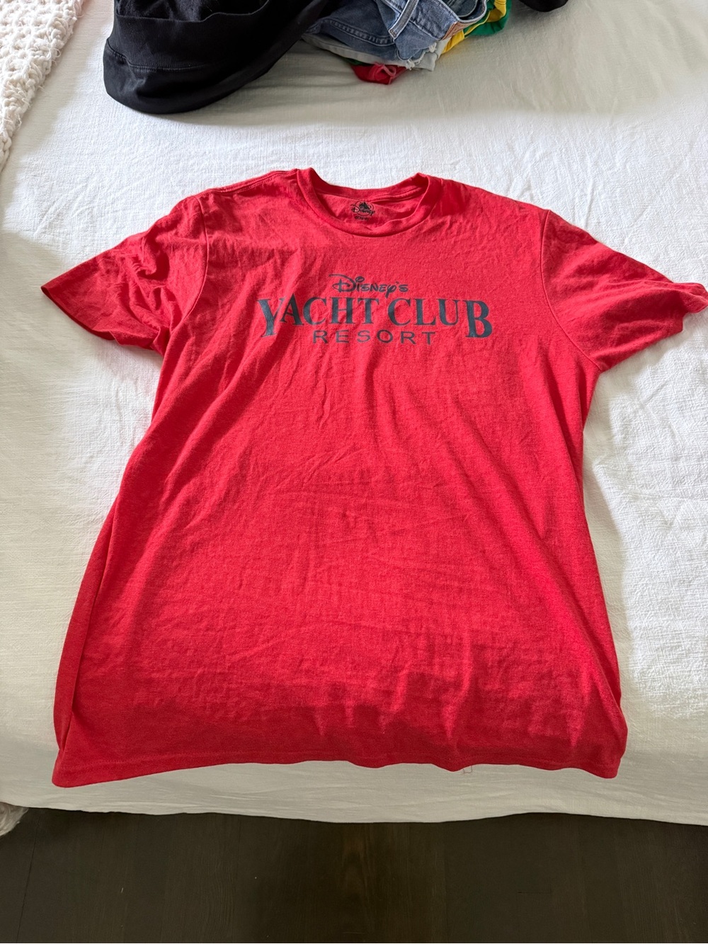 Disney Yacht Club Resort Red Logo T-Shirt